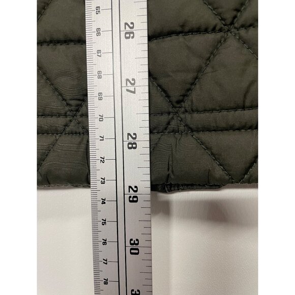 Marc New York Quilted Olive Green Hooded Coat Women's S Small - Picture 13 of 14